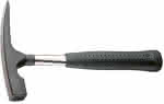 Picard Maurerhammer / Nr. 275,600g / gerauhte Bahn / m. Stahlrohrstiel,Rheinische Form