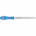 Pferd Holzraspel Halbrund m. PVC-Griff,200 mm / Hieb 1 / Grob