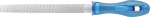 Pferd Holzraspel Halbrund m. PVC-Griff,200 mm / Hieb 2 / Mittel