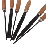 BGS Schlüsselfeilen-Satz in Kunststofftasche,100 mm / Hieb 2 / 6-teilig