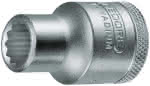 Gedore Steckschlüssel-Einsatz,1/2" / Nr. D 19 - 17 mm