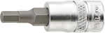 Forum Schraubendrehereinsatz,1/4" / 6 mm / Innen-6-kt.