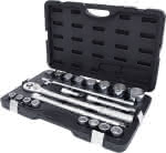 KS-Tools LKW Steckschlüssel-Satz,3/4" / 21-tlg. / 19 - 50 mm