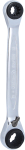 KS-Tools Quadro-Ratschenschlüssel,10 x 13 mm / 17 x 19 mm