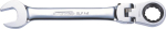 KS-Tools Gelenk-Ringratschenschlüssel,19 mm