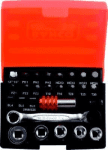 Bahco Bit-Steckschlüssel-Satz,1/4" / 26-tlg.