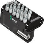 Wera Bit-Satz,Bit-Check 12 Wood 2 / 12-tlg.