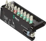 Wera Edelstahl Bit-Satz,Bit-Check 10 Stainless 1 / 10-tlg.,PH/PZ/TX