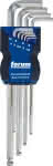 Forum 6-kt. Stiftschlüsselsatz / Kugelk.,1,5 - 10,0 mm / lang / Halter