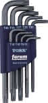 Forum Torx Stiftschlüssel-Satz,TX 8 - TX 40 / Halter,brüniert
