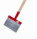 Stoßscharre ohne Seitenstrebe m. Stiel,Breite 30 cm Nr. 66234