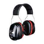Pro Fit Kapselgehörschutz / Protec 33,schwarz-rot / SNR 33 dB