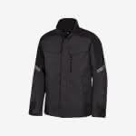 FHB Arbeitsjacke / Lars,100 % PES / anthrazit-schwarz / Gr. XXXL