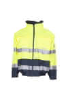 Planam Comfortjacke Contrast Nr. 2047,gelb/Marine Grösse M
