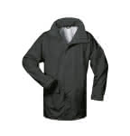 PU-Flex-Regenjacke (m. Kapuze),schwarz / Gr. S
