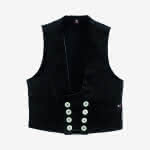 FHB Zunftweste / Heiner,30% PES/70% BW / Schwarz / Trenkercord / Gr. 52