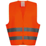 Warnschutz-Weste / Oskar,Orange / EN471