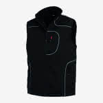 FHB Softshell-Weste / Martin,96% PES/4% Elasthan / Schwarz / Gr. M