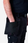 FHB Holstertasche / Max,100% POM / Schwarz / Rechts