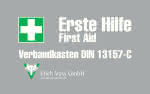 Erste-Hilfe Box Fox Din13157,m. Wandhalterung