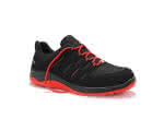 Elten Sicherheitshalbschuh Maddox ESD S3,schwarz-rot / Größe 46
