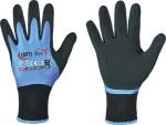 Winterhandschuh / OPTI-Flex Winter-Aqua-Guard,Gr. 09 / blau-schwarz (VE=12 / KRT=60 Paar),Latex / Innenhand Latex gesandet