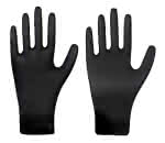 Solidstar Nitril-Einweghandschuhe / GRIPSTER,Box à 50 Stück / schwarz / Gr. M