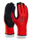 Soleco Flex Feinstrickhandschuh,Gr. 10 / rot-schwarz (VE=12 / KRT=144 Paar)