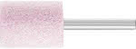 Schleifstift Edelkorund / AR / Zylinderform,6 mm Schaft / 25 x 32 mm / Korn 60