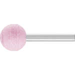 Schleifstift Edelkorund / AR / Kugelform,6 mm Schaft / 20 mm / Korn 60