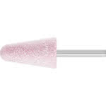 Schleifstift Edelkorund / AR / Kegelform,6 mm Schaft / 25 x 45 mm / Korn 60