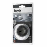 KWB Topfbürste Stahldraht,75 mm / 6 mm Schaft / grob