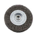 KWB Scheibenbürste Stahldraht,75 mm / 6 mm Schaft / doppeldick / grob