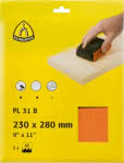 Schleifpapier-Bogen Korund braun,230 x 280 mm K 60 / PL31B / (Sb/VE=5)