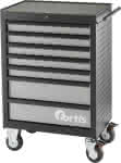 Fortis Werkstattwagen mit 7 Schubladen,680 x 460 x 1020 mm / grau-schwarz