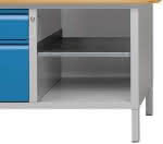 Einlegeboden f. Werkbank V,540 x 550 mm (BxT)