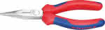 Knipex Flachrundzange,160 mm / PVC-Griff