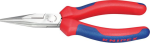 Knipex Flachrundzange,160 mm / PVC-Griff