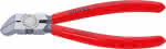 Knipex Kunststoff-Seitenschneider,160 mm / Griff getaucht / 45° gebogen