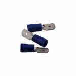 Knipex Flachstecker / blau / isol.,1,5 - 2,5 mm² / 6,3 x 0,8 mm² (VE=100)
