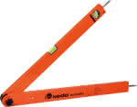 Nedo Winkelmesser / Winkelfix-Maxi,600 mm / 0° - 180° / m. Analoganzeige,2 Stahlspitzen