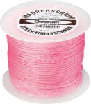 Maurerschnur fluoreszierend Pink,rundgeflochten 2,0 mm 100 mtr