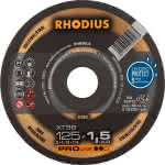 Rhodius Trennscheibe Edelst. / gerade,125 x 1,5 x 22,23 mm / XT38 / (VE=50)