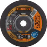 Rhodius Trennscheibe Edelst. / gerade,180 x 1,5 x 22,23 mm / XT38 / (VE=25)