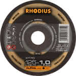Rhodius Trennscheibe Edelst. / gerade,115 x 1,5 x 22,23 mm / XT70 / (VE=100)