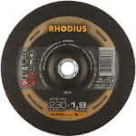 Rhodius Trennscheibe Edelst. / gekr.,230 x 1,9 x 22,23 mm / XTK70 / (VE=25)