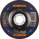 Rhodius Trennscheibe Stahl / gekr.,125 x 3,0 x 22,23 mm / KSMK / (VE=25)
