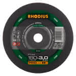 Rhodius Trennscheibe Stein / gerade,180 x 3,0 x 22,23 mm / FT44 / (VE=25)