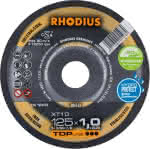 Rhodius Trennscheibe Edelst. / gerade,125 x 1,0 x 22,23 mm / XT10 / (VE=50)