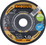 Rhodius Trennscheibe Edelst. / gerade,125 x 1,0 x 22,23 mm / XT10 / (VE=50)